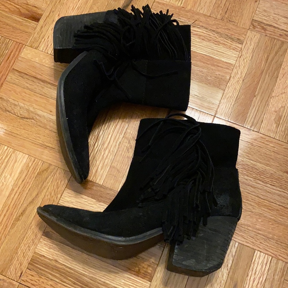 Jeffrey Campbell Fringe boots